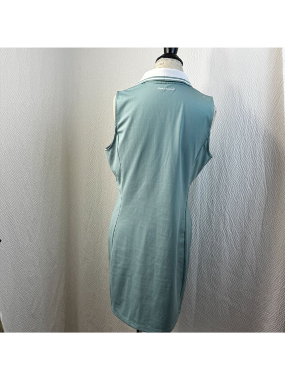 Tommy Bahama Golf Tennis Dress Aqua Blue Sleeveless Polo Stretch Size M - Picture 5 of 8